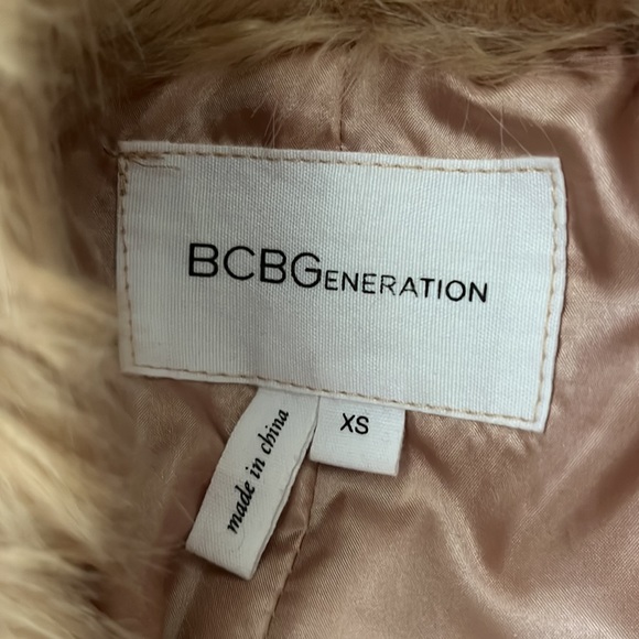 BCBG faux fur jacket - Picture 3 of 4